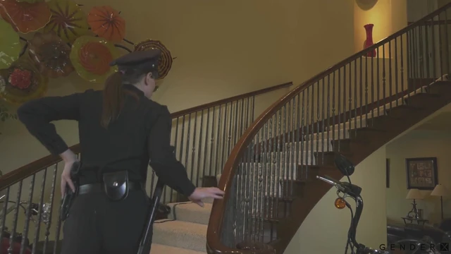 GenderXFilms - Hot Trans Cop Natalie Mars Dickd Down By Scared Hunk