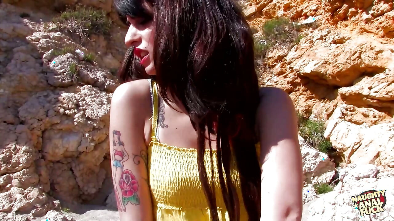 A voluptuous brunette becomes aroused at the beach and chooses to perform oral sex on him.