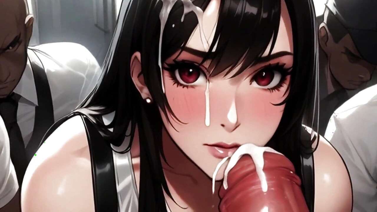 Tifa con tette grandi e piccola aerith star in toon piccanti: la metropolitana 2