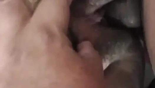 Fucking My Stepmom's Fat Pussy with Her Legs Open