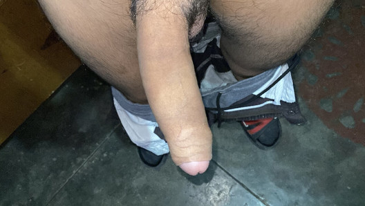 我让我的勃起并摇晃它。