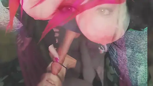 Die Geschichte des hetero-typen, besessen von den süßen mädchen, in der göttin Lana starrt