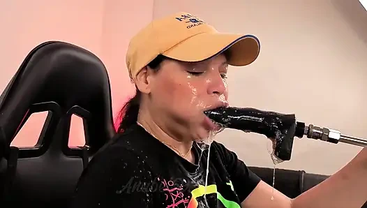 I Burp Filthily in Your Face and Hard Cock, I Fuck My Throat Hard