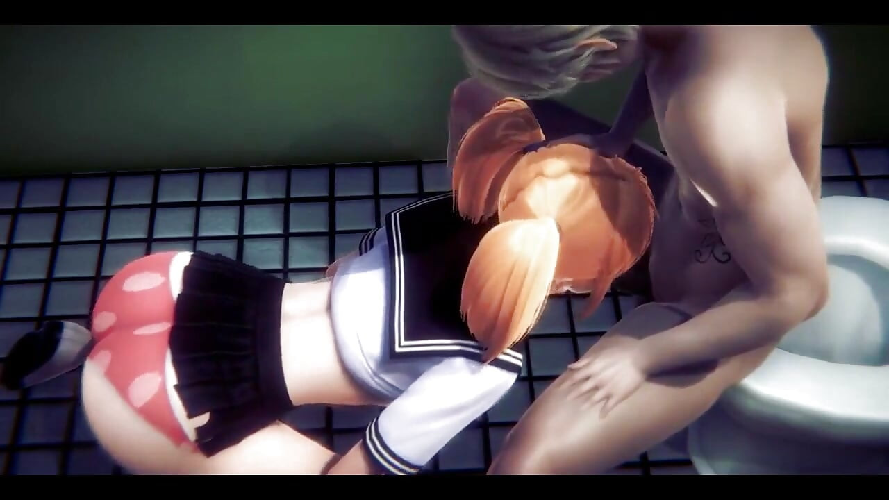 Hentai Bez cenzury 3D - Hardsex w publicznej toalecie - japońska azjatycka manga anime gra filmowa porno