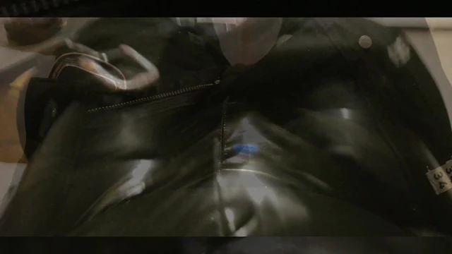 Me in pvc leggings 14 - wearing under my jeans