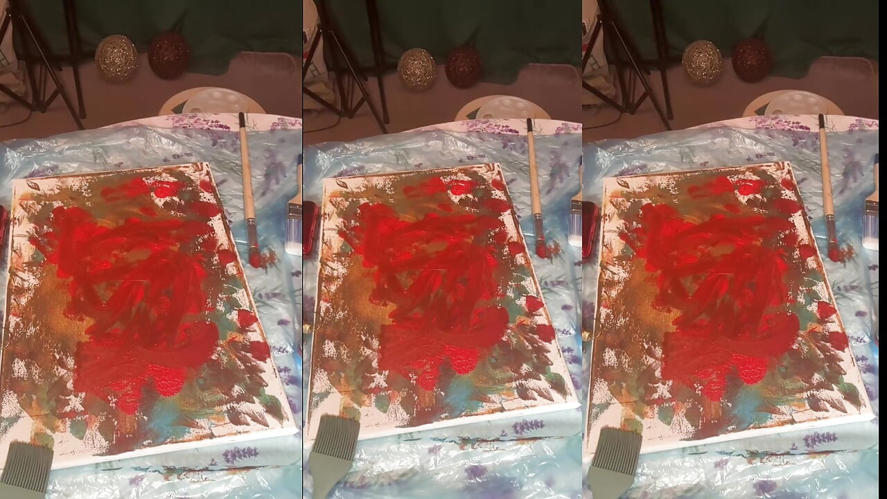 Em Grandes Óculos Asmr Acrylic Art Bloom in the Mist Part 2