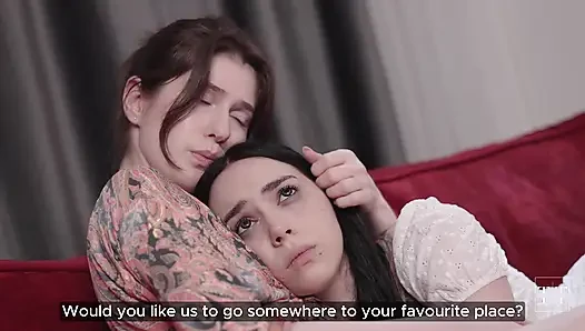 Jede Trennung kann durch die Liebe von Lesben geheilt werden. 4K HD Tim Team