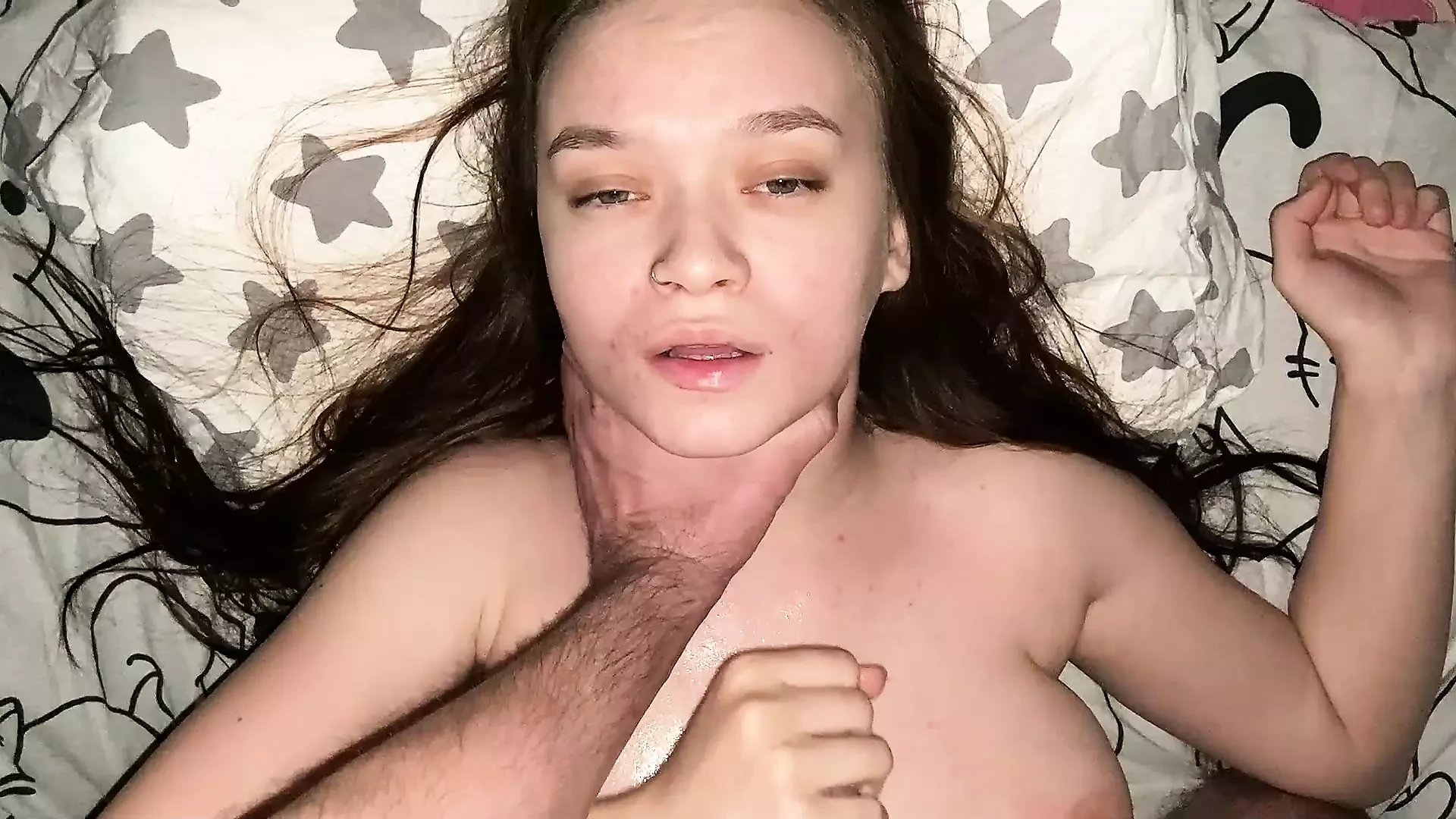 Daddy please fuck my huge natural tits and cum on them part 1