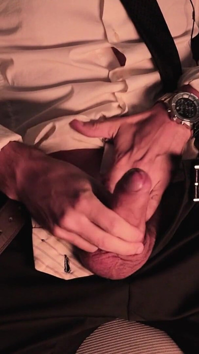 POV: Stressed CEO Daddy Couldn't Hold His Massive Cumshot At Work (Veiny Monster Cock) | Clip 1