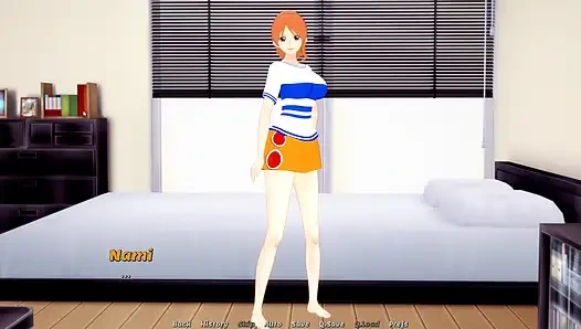 Fantasy Date - Fantasy Date - Undressing the Beautiful Nami from One Piece