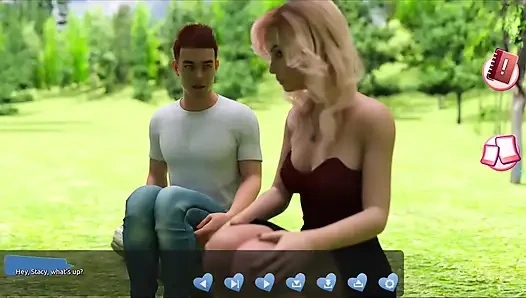 Helping the hotties #3 - Johannes took a sneak peak to see what the girl in the cabin is up to.