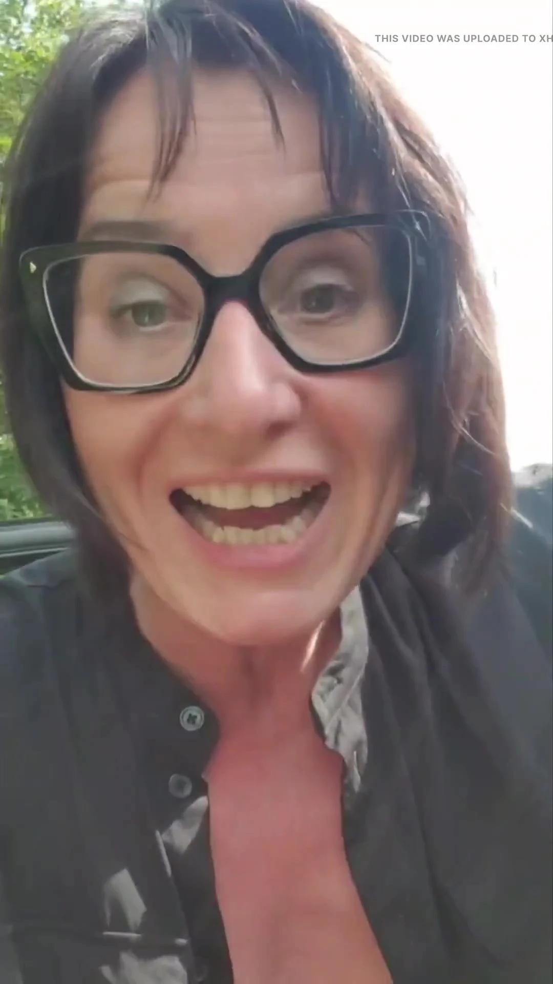 Julie Squirts Again in the Parking Lot