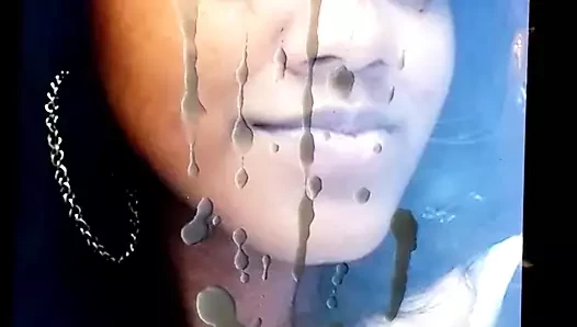 Too much jizz for tiny Indian-Guyanese beauty (cum tribute)