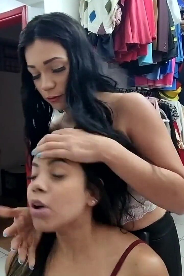Hands Over Mouth Lesbian Domination Top Babes