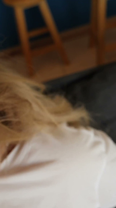 I gave a creampie to hot blonde teen Ann Joy - she's new to porn and this is one of her first ever sex tapes. | Clip 3