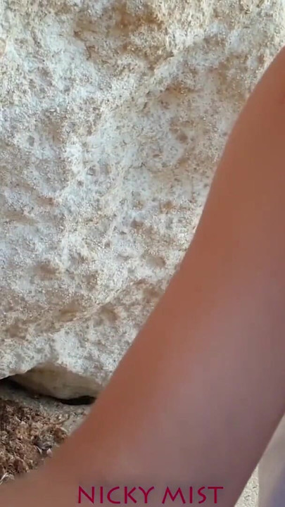 Powerful moment from "Stepsister swallows my cum at beach"