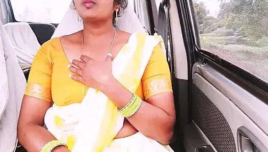 Indian Car Sex. House Maid Try to Fucking with House Owner. Telugu Dirty Talks.