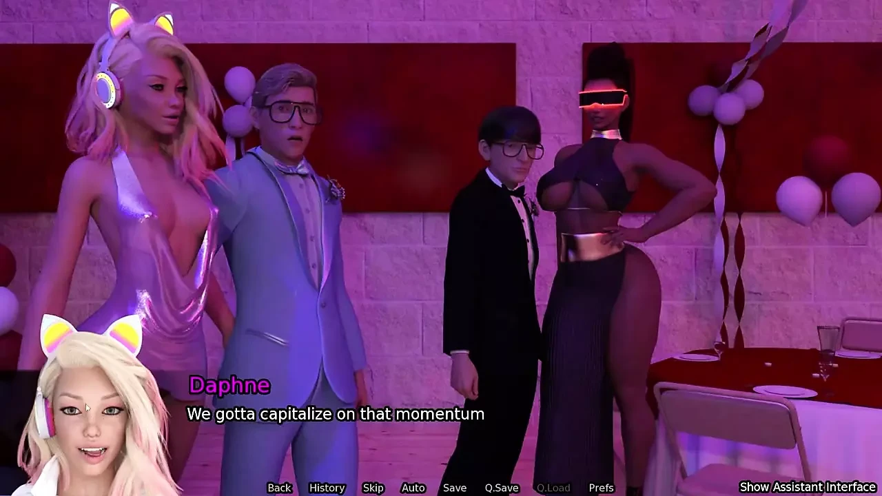 Sexbot #35 - Public Prom Fucking with Tight Spinner