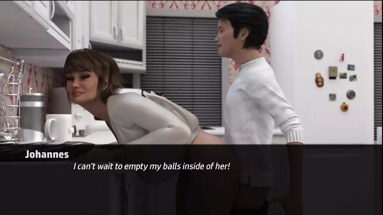 熟女小溪 #26 - Johannes 性交 Miriam ... Johannes 在走廊里性交 Dorothy