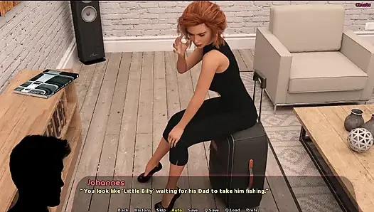 История Haley No5 - Йоханнес пытался играть с киской Хейли