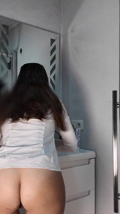 Emotional moment from "Triple creampie! Stepson knows how to stop time and fucked stepmother"