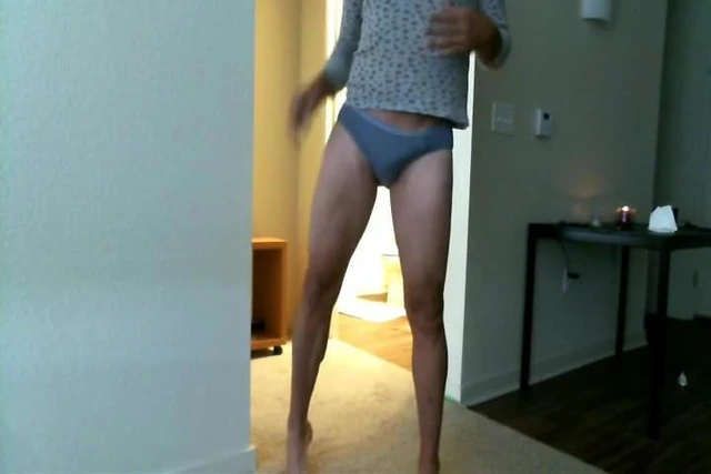 Big Cock Tranny Hard in panties