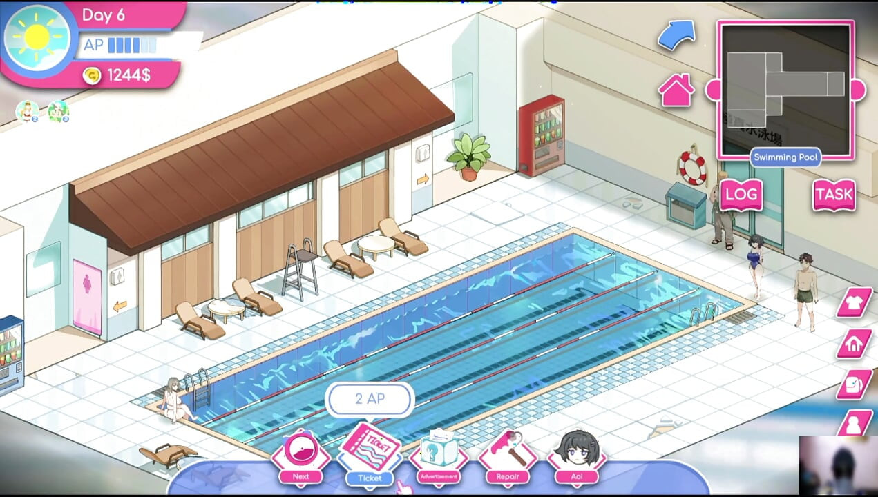 Ep-1 lifeguard holic! NTR Hentai game gameplay! I got a swimming pool and there are many hot girls!