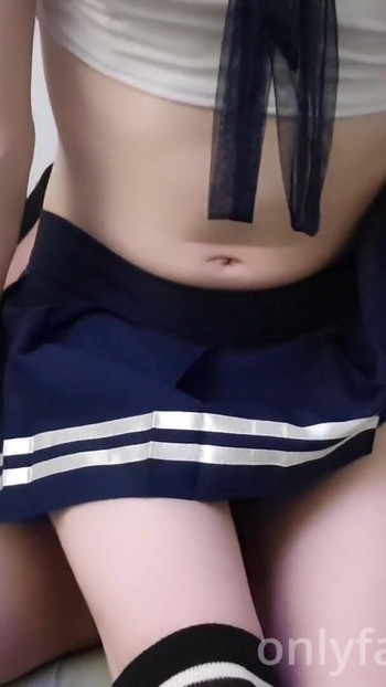 Memorable moment from "Schoolgirl girly Femboy SLUT fucked and RIDING HARD - NagisaIf"