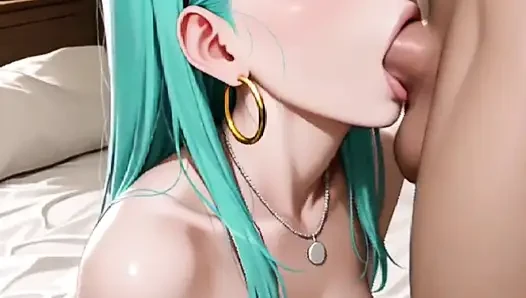 Hentai anime - Bulma bekommt die ganze milch in ihren dicken arsch