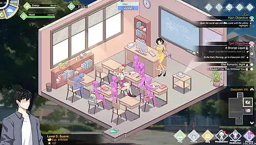 Happay student part 4! Was trying to fuck girls hard but this episide only grind