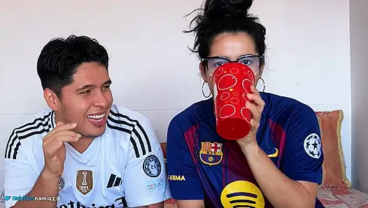 WE ENJOY SOCCER BEST WITH HARDCORE SEX AND CUM IN MY MOUTH