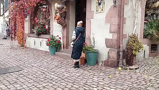 Blonde Mature Wife Enjoys Sex in Dress