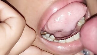 Pissing in Your Mouth and Putting It in Your Throat Until You Cum