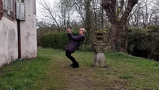 Mature Blonde Wife Enjoys Sex After Walk