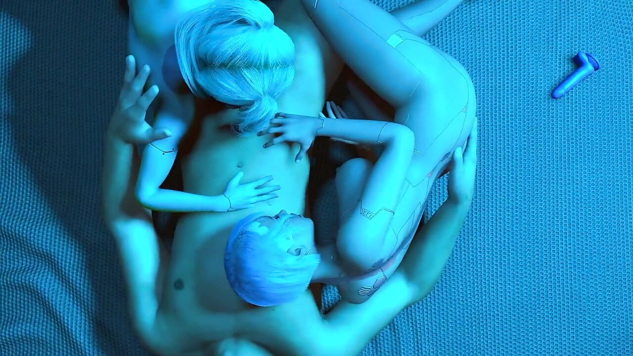 Rebecca og Lucy skje og blowjob - Cyberpunk Edgerunners Parody