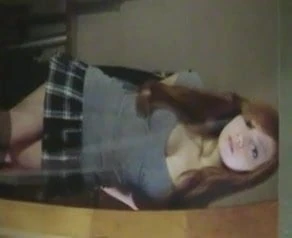 Cum on slut in mini skirt 2