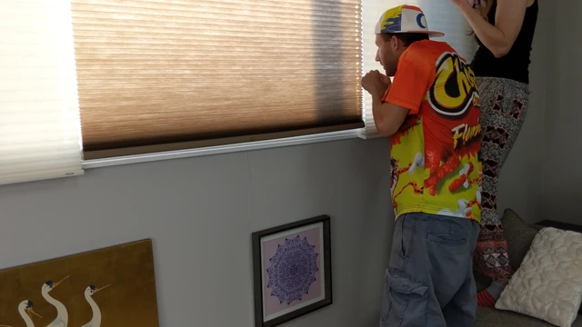 Voyeurs Masturbating to People Outside Window