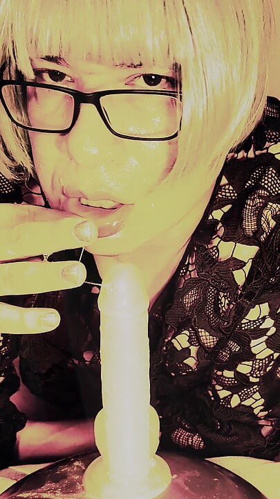 Sexy Sissy Slut Kandi Smoking & Sloppy Sucking