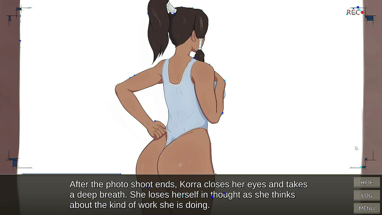 Korra tries on a swimsuit - Cummy Bender part 2