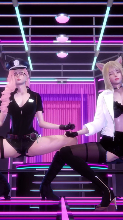 MMD Fifth Harmony - Worth It Ahri Seraphine Sexy Hot Dance 4K | Clip 1