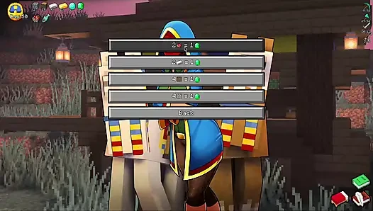Alex lutscht steve durch ein gloryhole! Schlampiger blowjob, hornycraft, minecraft-parodie