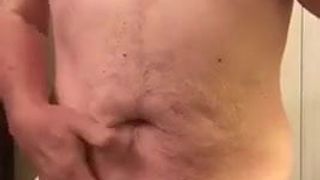 Artemus - Crossdressed White Undies Stroking To Cum