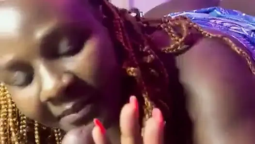 Giving Him Deep Throat Kisses