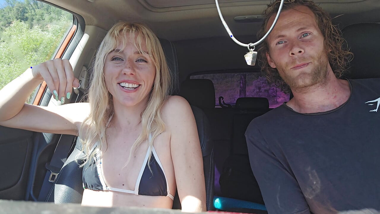We Got Caught Fucking at a Waterfall with Facial & Cumwalk