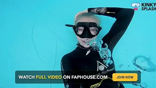 Unterwasser-neoprenanzug-WICHsanleitung in meinem privaten pool