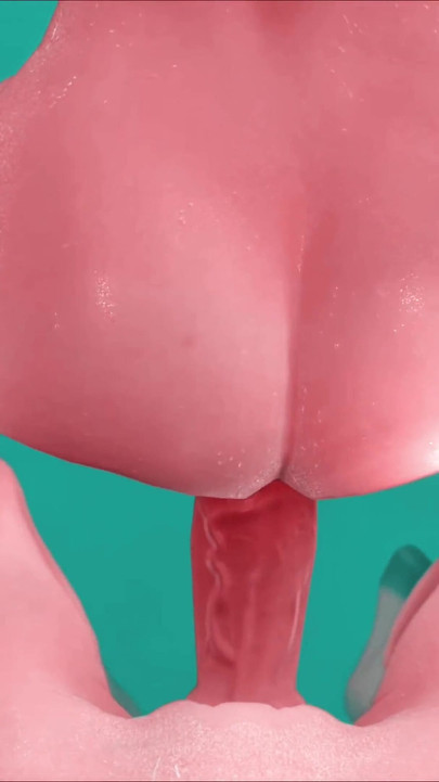 Stunning moment from "Blondes and psychedelic sex (Part 6) Remastered - Animation"