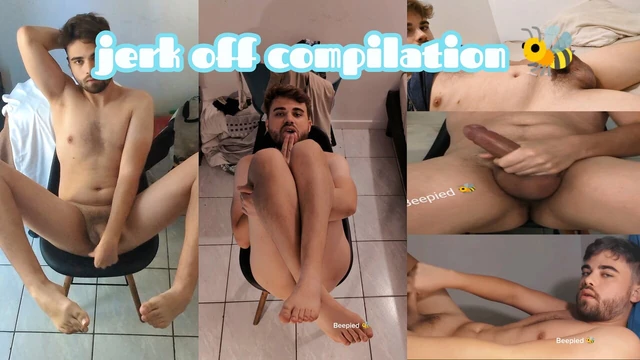 Compilation French boy jerking off - Beepied
