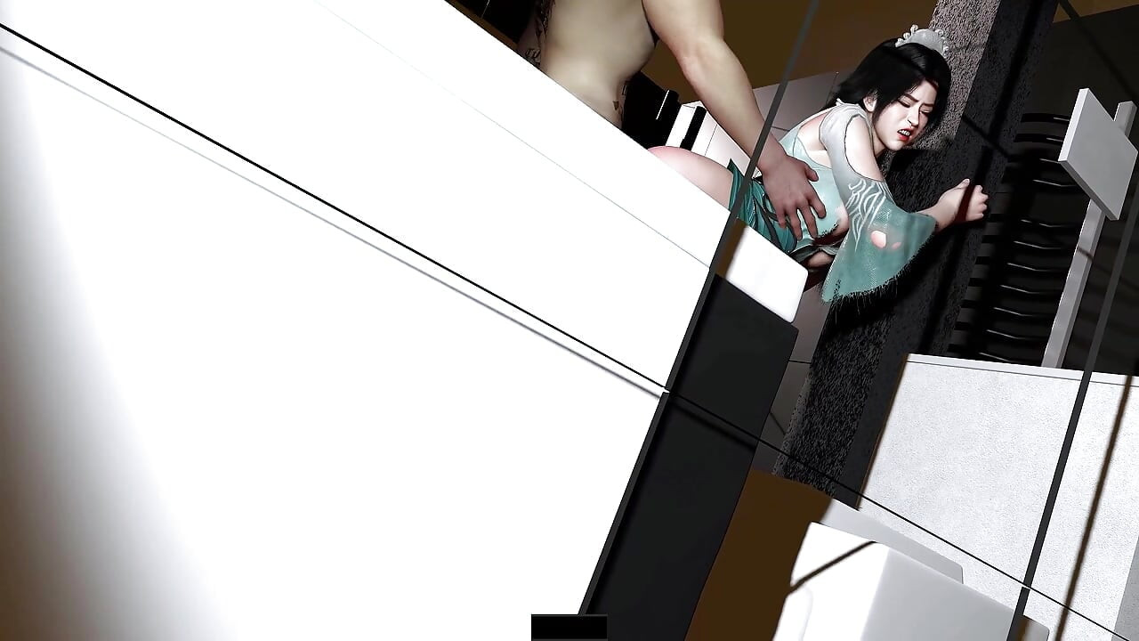 Digitális istennő felemelkedése: Görbék mozgásban - 3D animáció Hentai