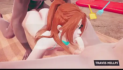 Plajda çifte penetrasyon