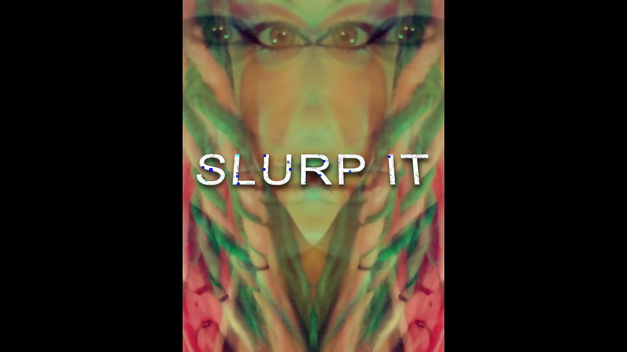 Wank and Slurp with Goddess Lana CEI Looper for Dumb Dumb Heads